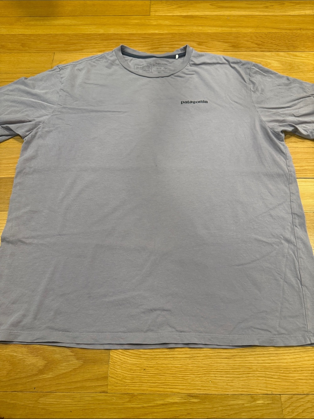 Patagonia men’s save our home planet short sleeve shirt size large .